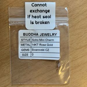 Buddha Jewelry 14k rose gold charm